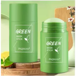Маска GREEN MASK Маска-стік для обличчя з глиною та зеленим чаєм / Глиняна маска для глибокого очищення та звуження пор