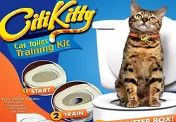 Система приучения кошек к унитазу Citi Kitty Cat Toilet Training, туалет для котов