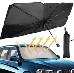 Сонцезахисна шторка – парасолька на лобове скло в авто 75смх145см